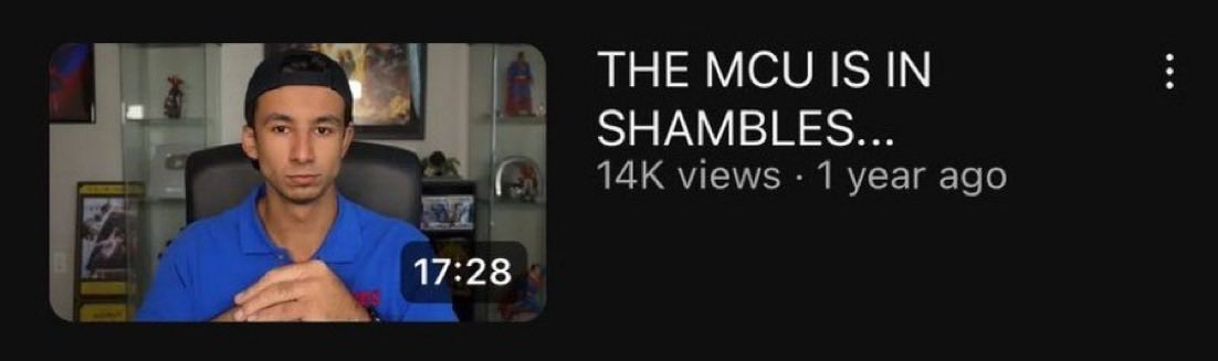 He literally said this a year ago..