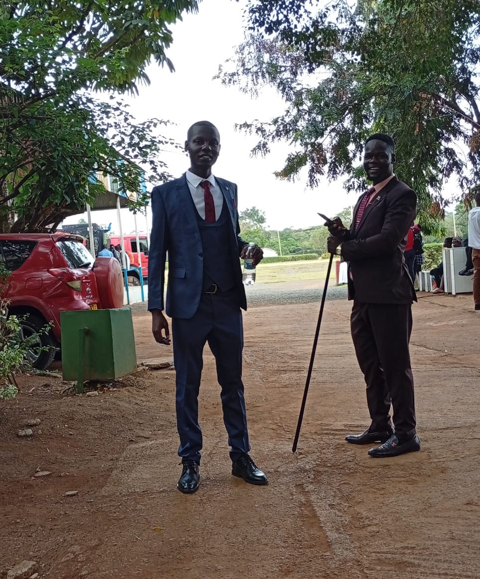 Rehearsal day for the 13th graduation ceremony and Oballa with his friend Richie are already looking like they've got their degrees...in looking fresh😂😂. Tomorrow's gonna be amazing 🔥
#ClassOf2025
#JooustGrad2025
#DareToBeYou