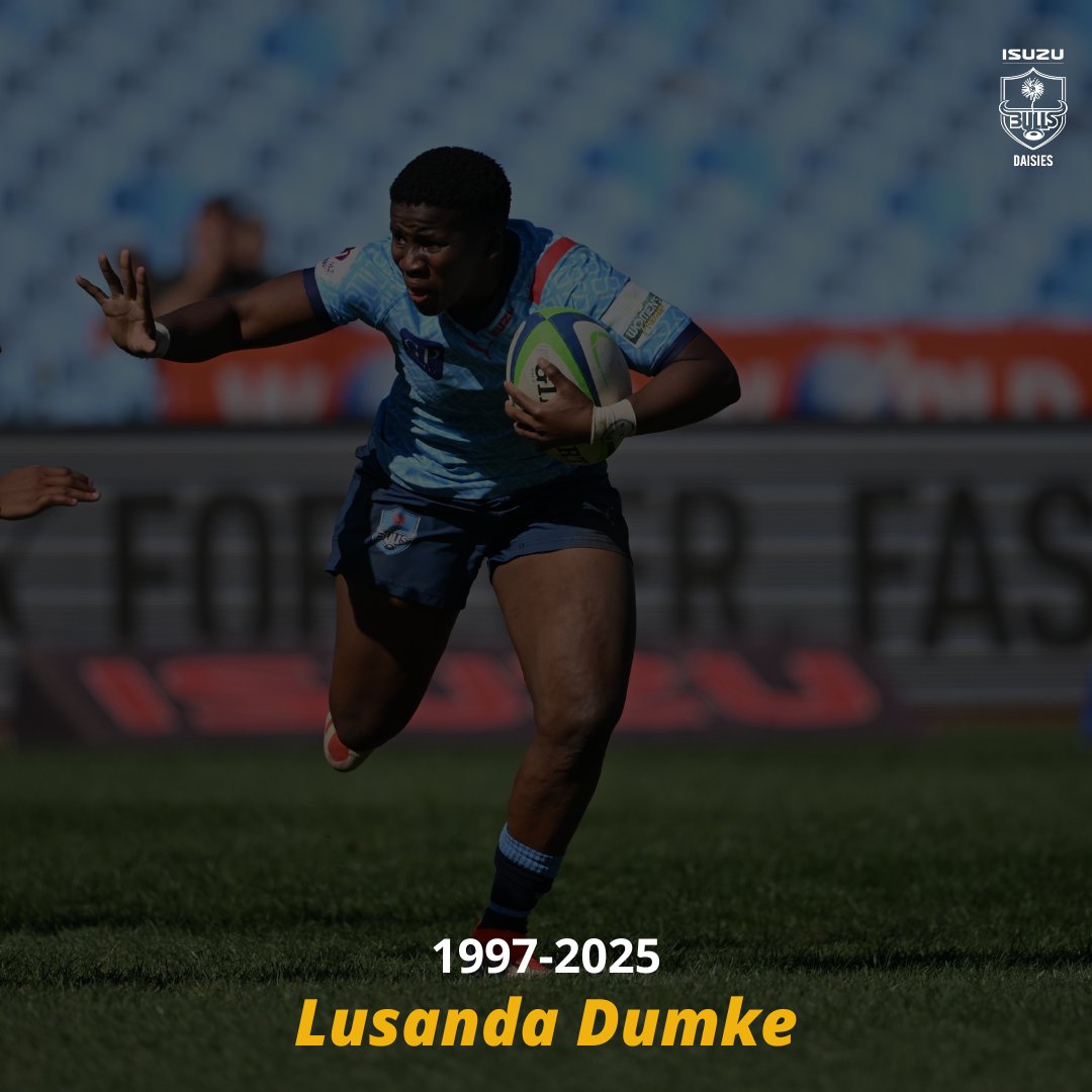 BullsDaisies's tweet image. Bulls Rugby mourns the passing of Captain Lusanda Dumke.

Read more 👉🏿 bullsrugby.co.za/bulls-rugby-mo…