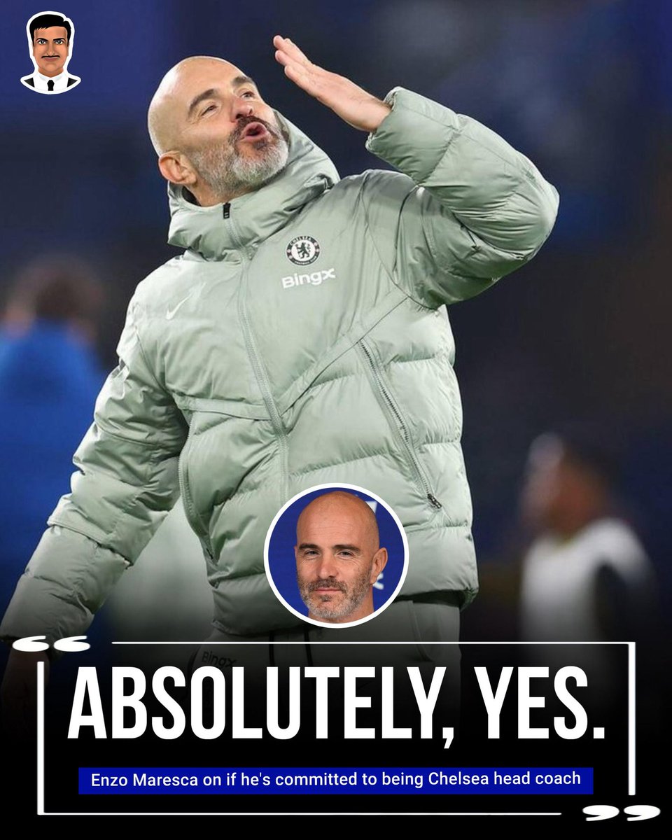 Enzo Maresca talking about if he is committed to Chelsea.