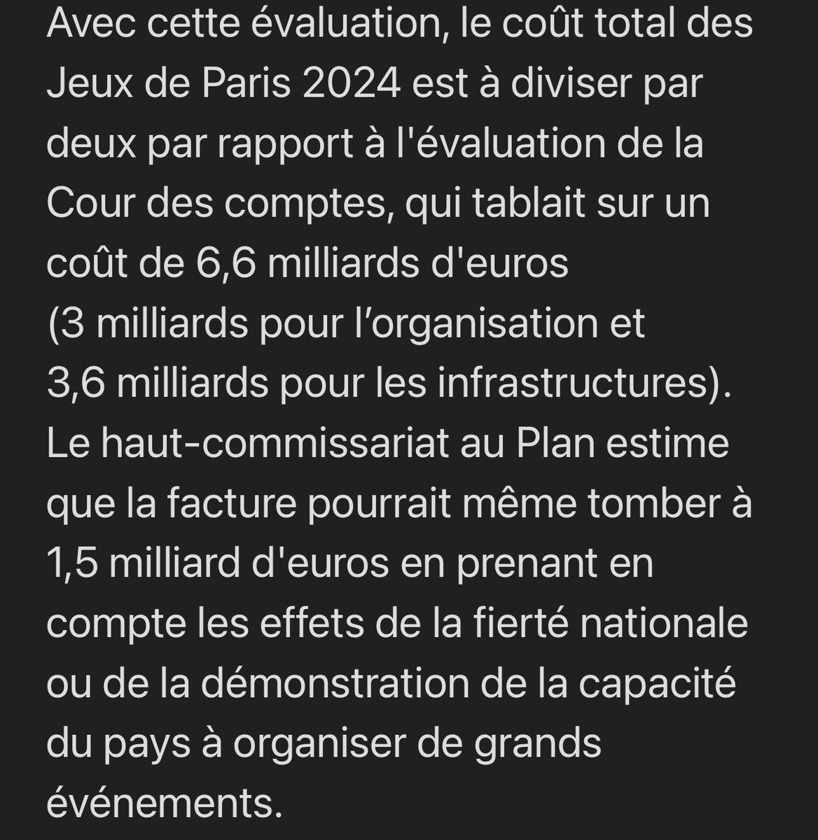 Indiquez moi à qui il faut envoyer la facture de 1 milliard c’est pour un ami comptable ! 

🫠🤥😶
