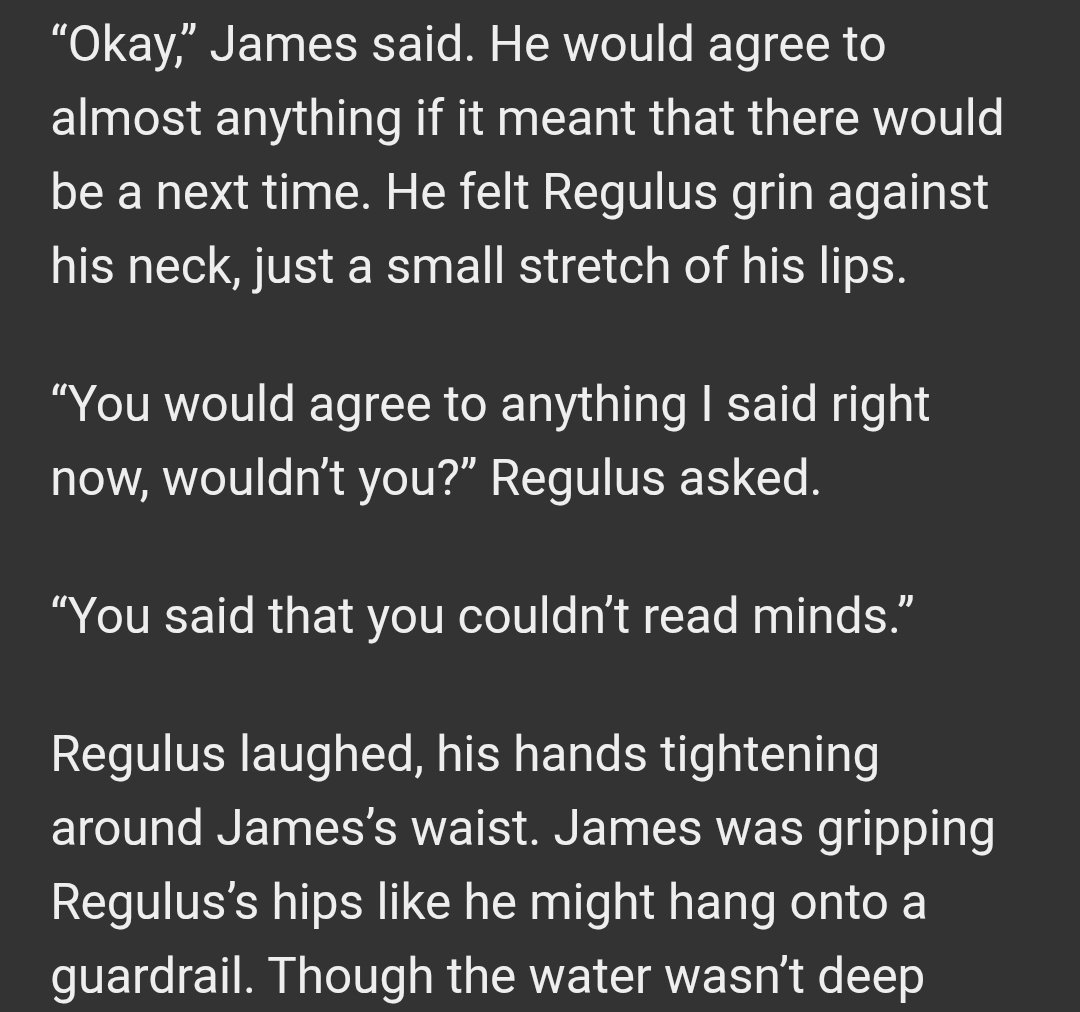 jegulus twilight au so good I want to stay up all night reading it cause it's AMAZING everyone go read 
archiveofourown.org/works/48264892…