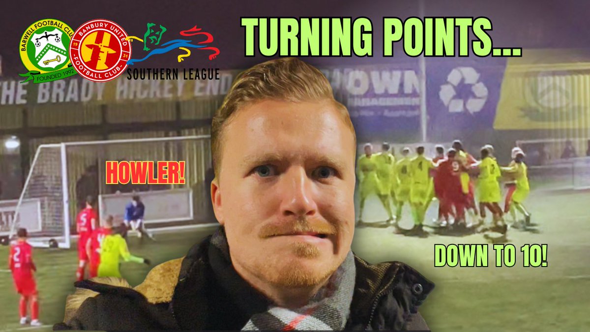 🎥VLOG

<a href="/BarwellFC1992/">Barwell FC</a> vs <a href="/BanburyUnitedFC/">Banbury United FC</a> 

youtu.be/e3mA7tt4F4o

Any RETWEETS will be greatly appreciated!

<a href="/NonLeagueRover/">Paul Non League Rover</a> <a href="/NonLeagueCrowd/">Non League Crowds</a> <a href="/dash71_/">Non League DASH</a> <a href="/NonLeagueDad/">Non League Dad 👨‍👦‍👦🏟️⚽</a> <a href="/NL_Bible/">Non League Bible</a> <a href="/NLW_UK/">Non League Wonders</a> <a href="/NonLeagueHQ1/">NonLeagueHQ</a> <a href="/Love_non_league/">LOVE NON-LEAGUE</a> <a href="/NonLeagueMaps/">Non League Maps</a> <a href="/TurfScoutUK/">TurfScout</a> <a href="/GRPlusUK/">Grassroots Plus Podcast</a> <a href="/MenphysUK/">Menphys</a>