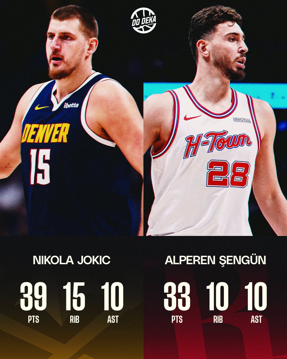 NBA tarihinde, aynı maçta 30+ sayı atıp triple-double yapan ilk pivotlar.
