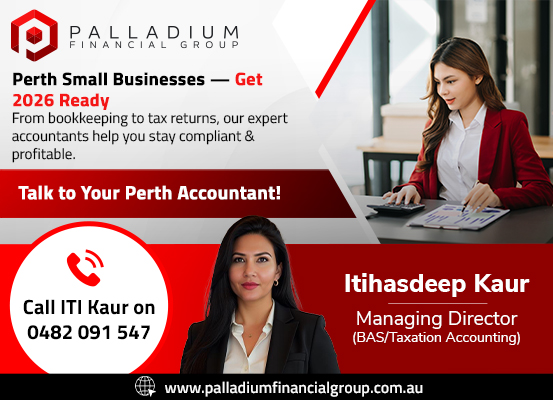 palladiumperth's tweet image. Perth small businesses — get 2026 ready.
Our tax &amp;amp; accounting specialists help with BAS, GST, tax returns &amp;amp; bookkeeping so you stay compliant and profitable.
📞 ITI Kaur: 0482 091 547
#PerthAccountant #SmallBusinessPerth #BASAgentPerth