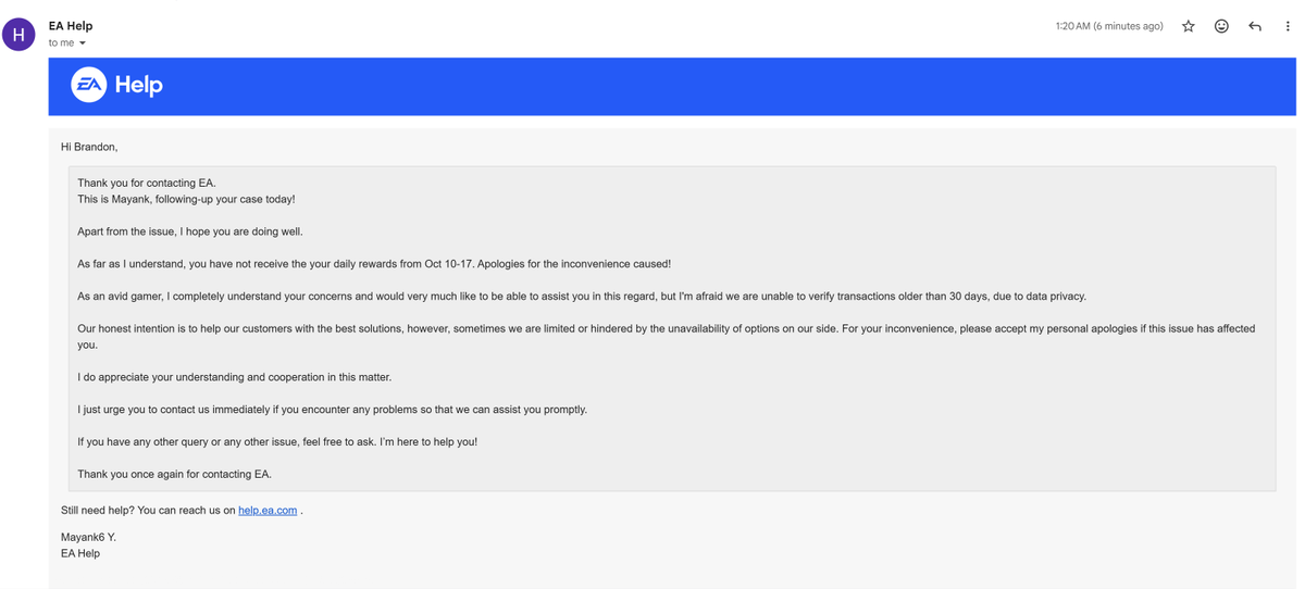 _Nruei's tweet photo. @999br_uhuh @BFBulletin I have the same problem but I have had my account since 2013. I contacted EA support about both issues and this is what they told me. https://t.co/rG4EtxWg35