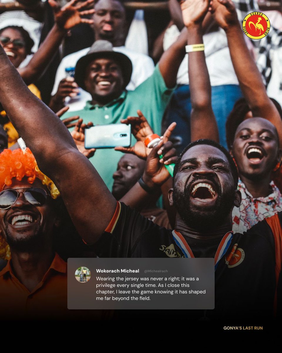 HipposFans's tweet image. As you hang up your boots, we celebrate a true servant of Ugandan rugby. Micheal Wokorach , your journey has been nothing short of inspirational . A leader on and off the field, a warrior in the jersey, and a captain who carried his team and country with pride.

Your commitment,…