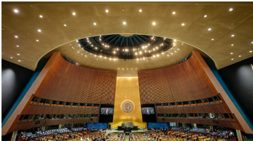 قرار للجمعية العامة بحق الفلسطينيين بتقرير المصير 