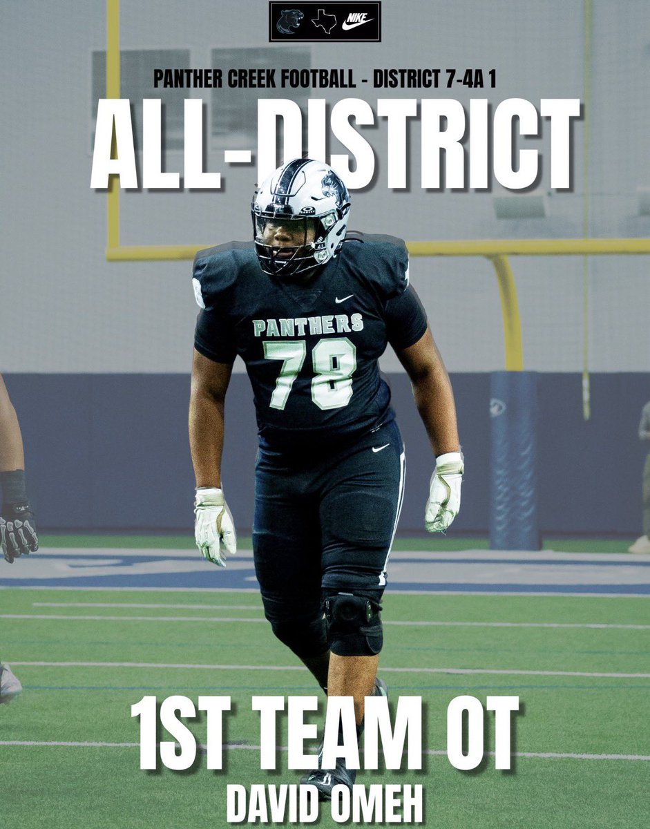 david_omeh78's tweet image. Blessed to be all district first OT🙏🙏
@PCHSfriscoFB @clintsurratt