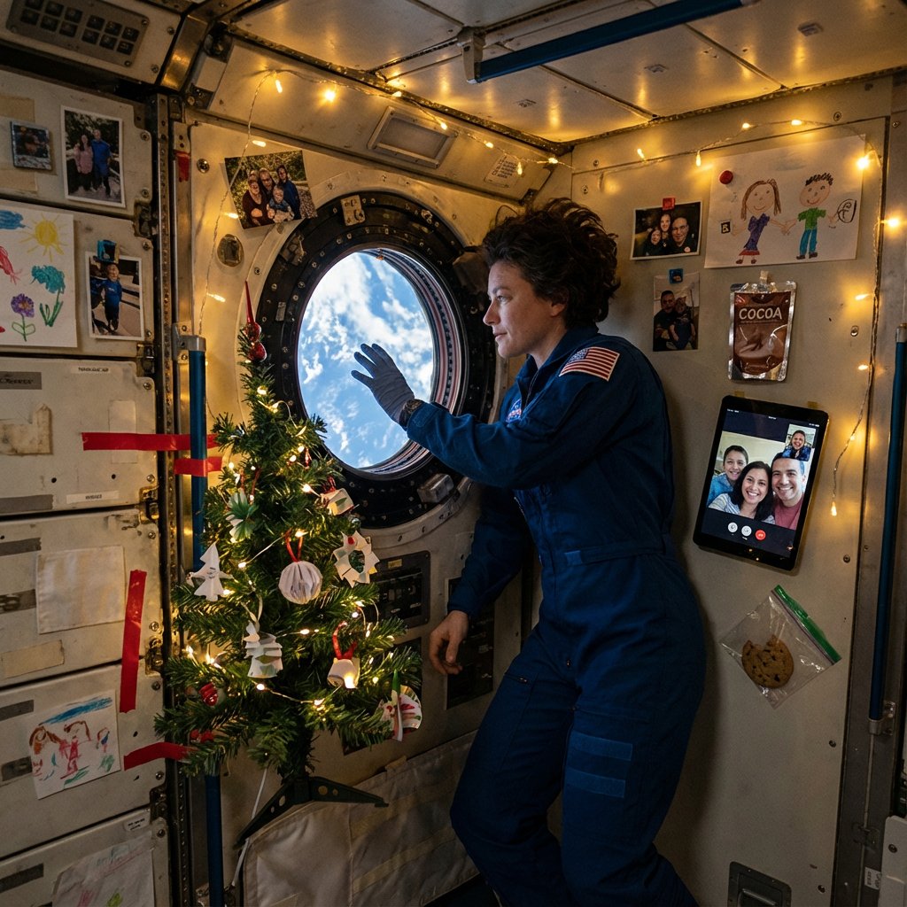 Christmas inspired by ISS <a href="/Space_Station/">International Space Station</a> <a href="/askjuneai/">June</a> 

#JuneChristmas2025 #JuneAi