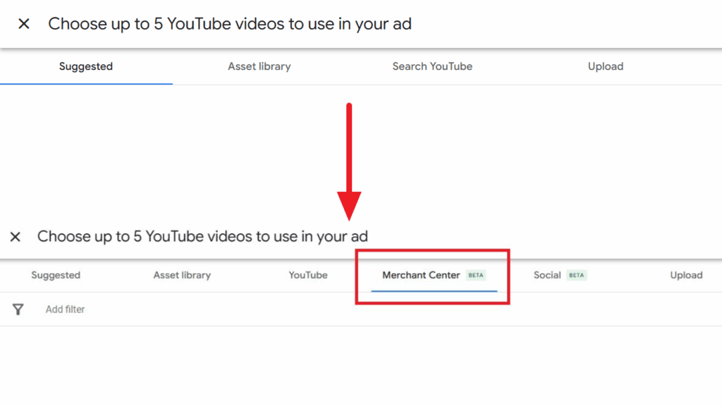 Google Ads has added support for pulling video assets directly from Merchant Center, currently in beta.