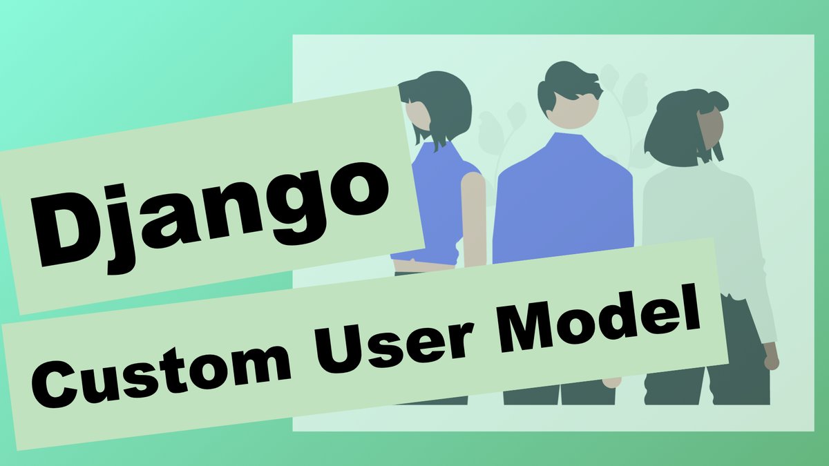 codewithstein's tweet image. Custom User Model | Django 6.0
youtube.com/watch?v=mgtn65…
My best performing video for a while :-D #django #python #tutorial