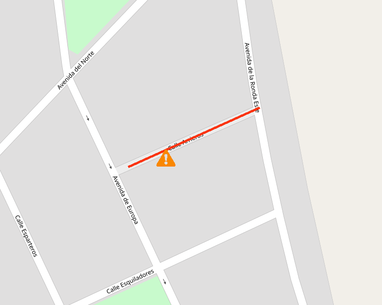 16/12 #incidenciasuministro: incidencia de red, se interrumpe temporalmente el suministro de agua hasta las 15:00 horas aprox. Zona afectada: C/ Arrieros. Disculpen las molestias.
 sercomosa.maps.arcgis.com/apps/Embed/ind…