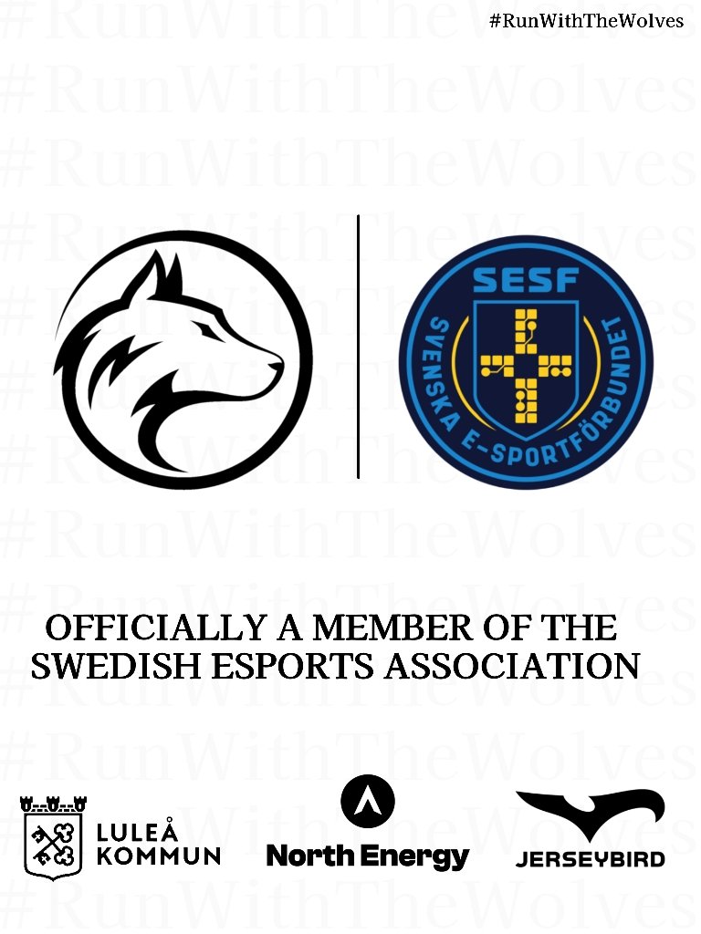 Nwolvesesports's tweet image. We are now apart of Svenska Esport Förbundet!

This is a massive step for us to be able and reach our goals of growing the esports scene in the north.

We hope and will make sure our partnership grows strong together💪💪💪

#RunWithTheWolves #FromTheNorth #ForTheNorth