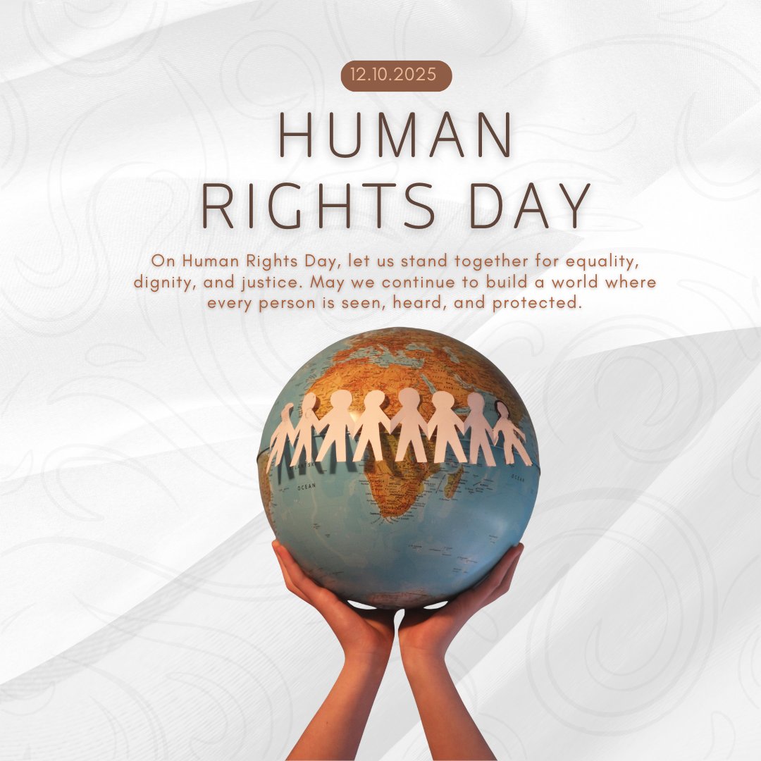 SPPHERElab's tweet photo. Last December 10, we celebrated Human Rights Day, a reminder of the dignity, equality, and freedom every person deserves. 🌍 It is a call for all of us to listen more deeply, stand up for what is right, and create spaces where everyone feels valued and protected. 
#HumanRightsDay https://t.co/mzBwOoq9id