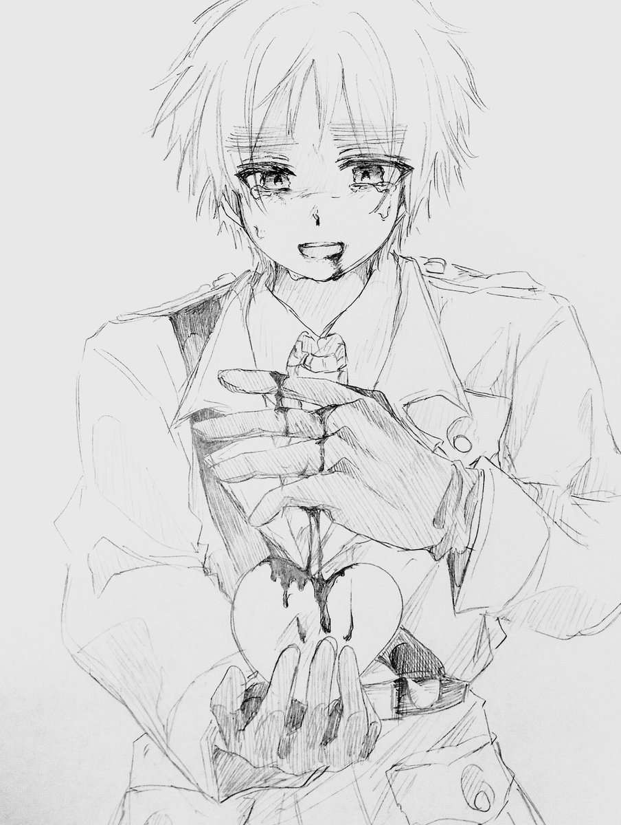 ⚠吐血
手おっきすぎた