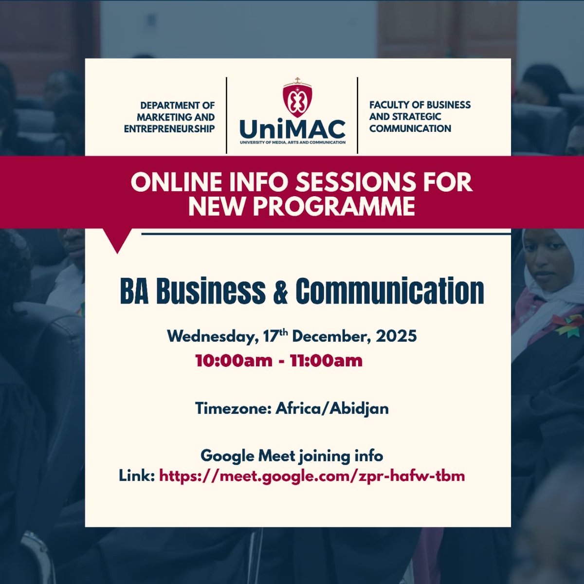 UniMAC-IJ|| Marketing and Entrepreneurship Dept. tweet media