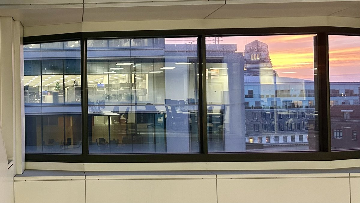 Watching the sunrise from my desk. 

Jesus didn’t die for this!