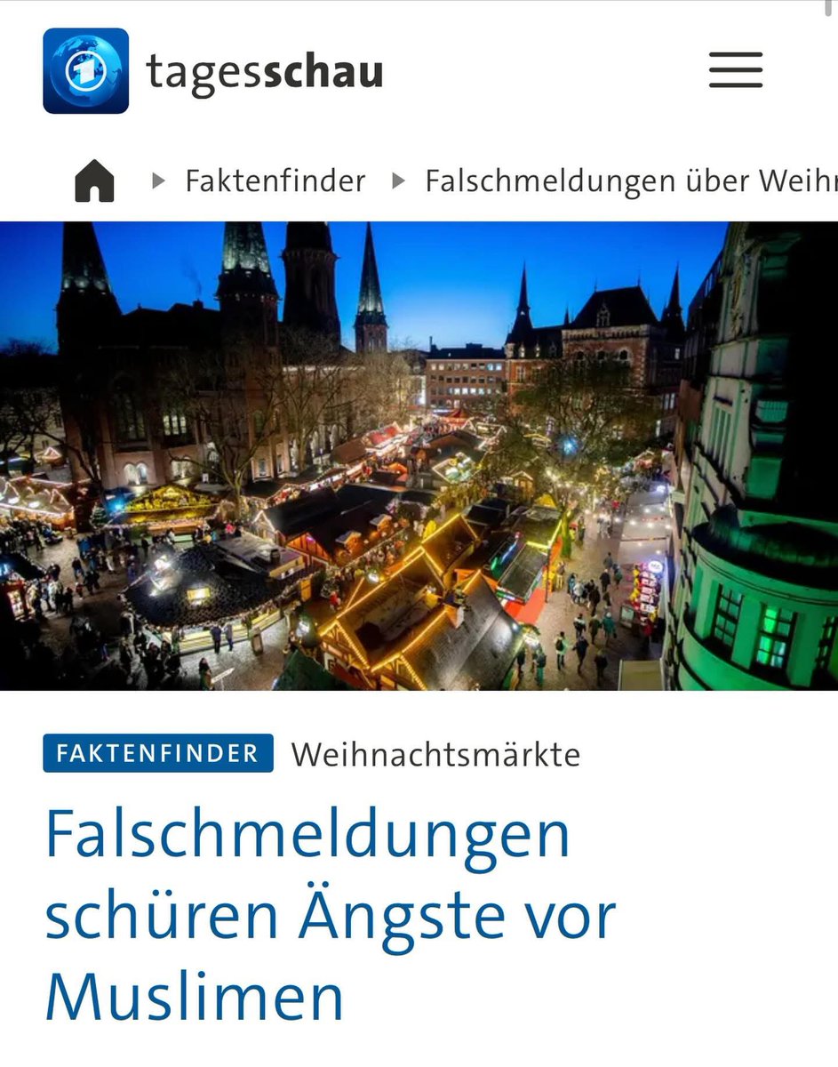 Es waren also die Zeugen Jehovas, die die Anschläge vom Breitscheidplatz, Magdeburg und Straßburg verübt haben?