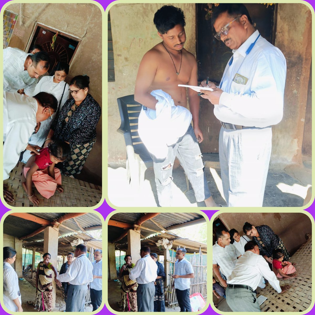 thonetrang77417's tweet image. 🇮🇳🏥
#medicalofficervisit 
#suspected #LEPROCY #CASES 
#PHCCHASVAD #netrangblock 
#health 
#aammauza 
#રક્તપિત્તનાબુદીઅભિયાન