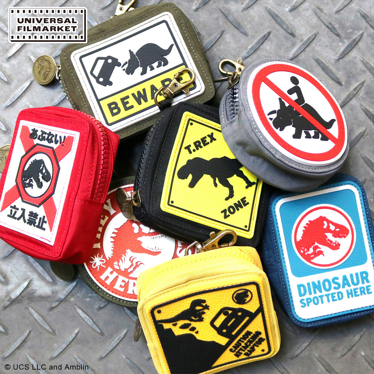 🦖『 #ジュラシック・ワールド 』 #ポーチ 

標識のようなデザインがかわいく
ファスナーの持ち手は『ジュラシック・ワールド』のロゴ入り🦕
ナスカン付きなので、バッグにつけてご使用も◎

▼詳細
universal-filmarket.com/item/tag/JWpou…