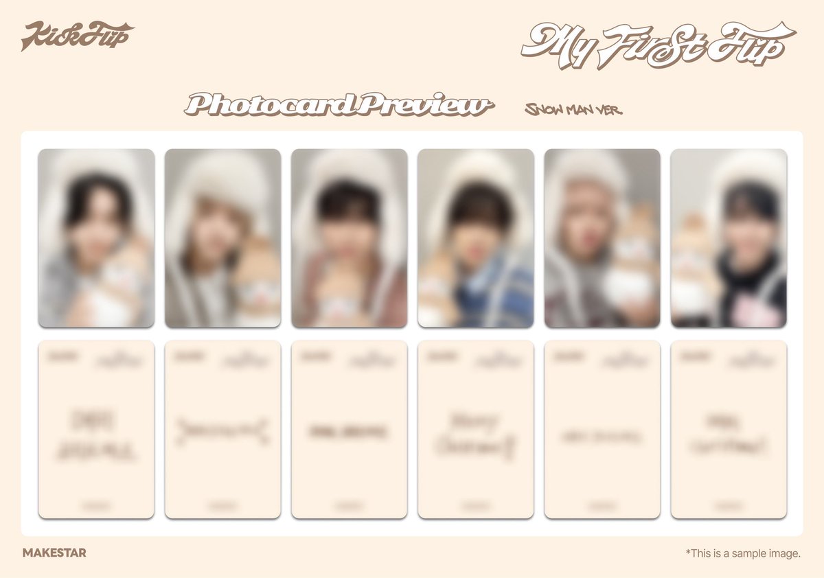 KickFlip [My First Flip] makestar サイン会 トレカ 代行 買取 共同