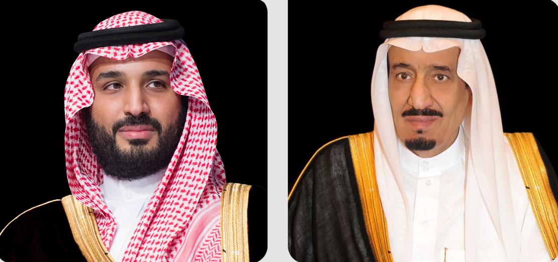 خادم الحرمين الشريفين وسمو ولي العهد يهنئان ملك مملكة البحرين بمناسبة ذكرى اليوم الوطني لبلاده. 