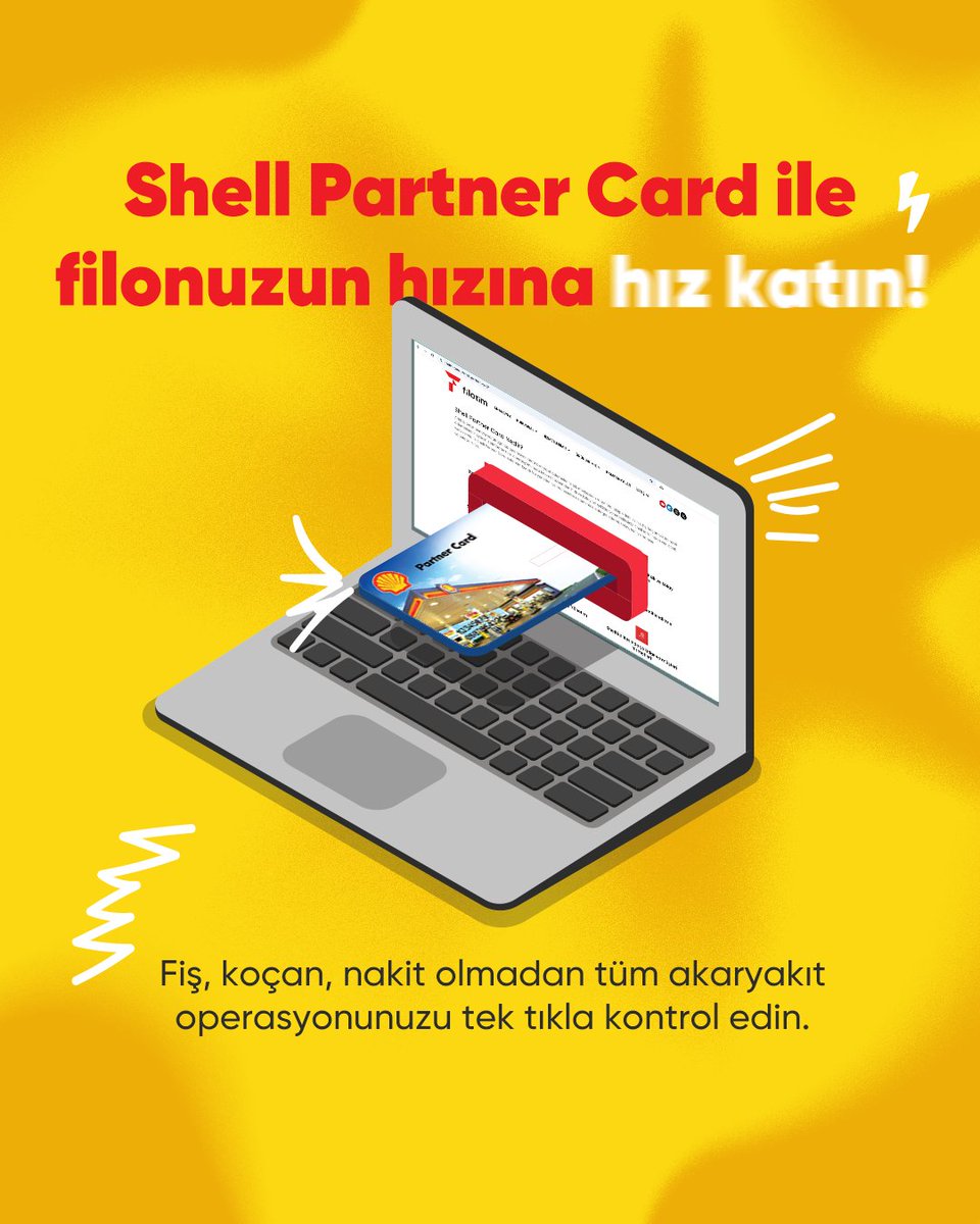 Filotim's tweet photo. Shell Partner Card ile akaryakıt süreçlerinizi merkezi ve dijital olarak yönetin.
Fiş ve nakit süreçlerini ortadan kaldırın, filonuzun tüm harcamalarını tek platformda kontrol edin.
🔗 https://t.co/yhXRiBZN3F
#filotim https://t.co/aft75uxrst