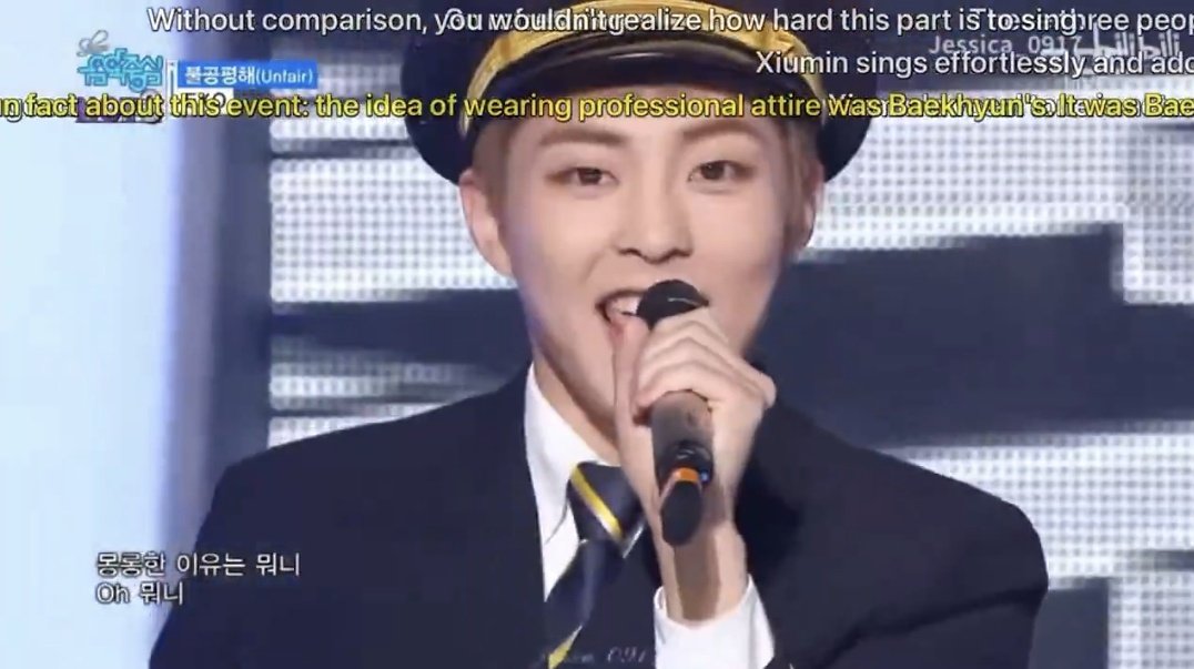 Well xiumin looks so relaxed and SILLY 😭