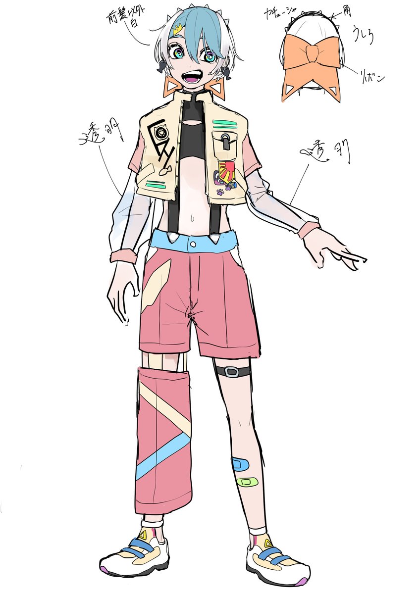 TAk4r's tweet image. キャラデザ３再掲