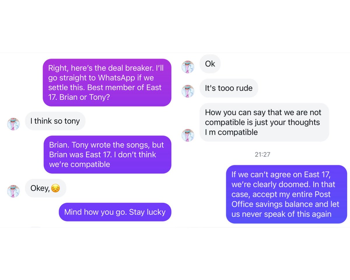 NotThatAlan's tweet image. I appear to be in the early stages of a romance with a scammer, and rather than resist, I’ve decided to treat it as a light social experiment and see how far the nonsense can be taken.