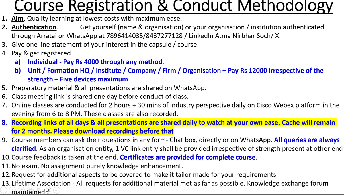 anshu217's tweet photo. Multi-Domain Operations & Combined Arms Warfare are operational essentials for modern warfare. After two successive over-subscribed courses on Pakistan & Tactical Drones, Team @AtmaSoch enters 2026 with a Multi-Domain Operations & Combined Arms Warfare Course from 05 to 17 January 2026

Join to understand #China #PLA #Pakistan #US concepts of MDO & lessons from recent conflicts

Objective – To understand contours of Multi-Domain Operations & future warfare scenario
•To understand the concept of All-Domain Operations / Mosaic Warfare / Multi-Domain Integrated Joint Operations being followed by advanced militaries & our adversaries
•To understand the dynamics of multi-dimensional / whole of nation approach to build comprehensive national power strength in new era along all pillars
•To analyse possible manifestation methodology of PLA’s MDIJO
•To simulate a PRC-ROC (China-Taiwan)-Japan confrontation scenario in 2027, imagine futuristic force & infra development, to analyse implications & options for India
•To understand the essentials of futuristic India’s maritime & aerospace strategies
•To analyse Drones, Rockets, Artillery, Missiles & Air (DRAMA) Campaigns from tactical to strategic levels in the ongoing conlicts to highlight lessons for India
•To analyse MDO approach of India & Pakistan during Operation SINDOOR & Bunyan-Um-Marsoos
•To understand tactical Combined Arms Warfare approach in Dispersed & Decentralised Operations
•To study India’s 2025 MDO doctrine & examine existing asymmetry with potential solutions