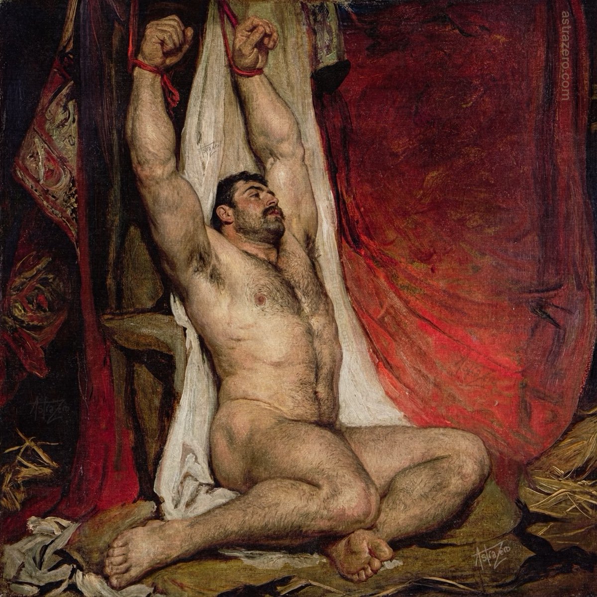 astrazero's tweet image. My revamp of Male with Arms Up-Stretched by William Etty , 1828

I’m kind of in love with how this one turned out

Also getting close to finishing Vol.3 of my Dark Vintage books! I’m hoping to have it done by January

Prints: astrazero.com/product/arms-u…