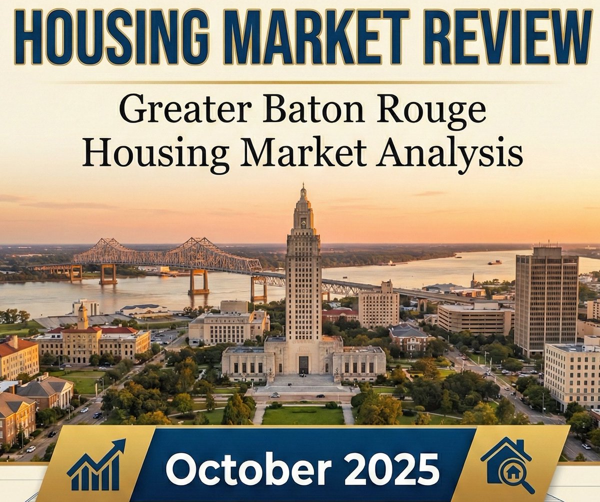 Greater Baton Rouge Housing Market Analysis October 2025 by <a href="/brappraiser/">Baton Rouge Appraiser</a> #batonrouge slideshare.net/slideshow/grea… via @Slideshare
