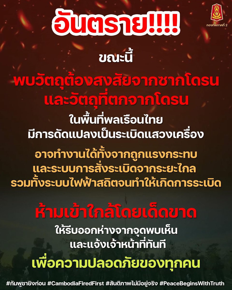 กองทัพภาคที่ 2 tweet media