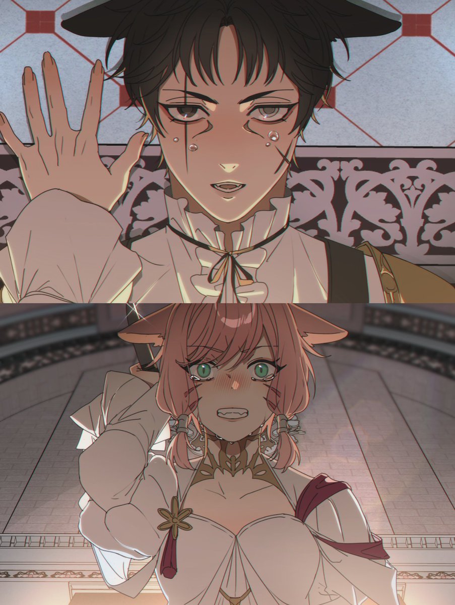 오랜만입니다..! 원고하면서 하루 하루 죽어가고 있습니다.😣😣 오랜만에 커미션 받아서 올려봐요.🫰🫰