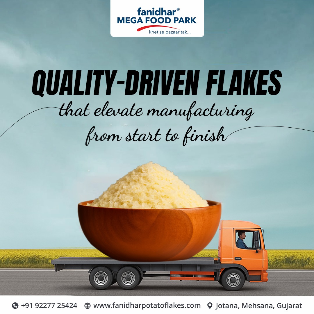Fanidharmega's tweet photo. Quality-driven flakes that support smooth, efficient manufacturing — from raw sourcing to final output.
Because your production deserves consistency at every step.

#qualitydriven #potatoflakes #b2bfood #foodmanufacturing #processingindustry #reliablequality #bulkingredients https://t.co/ODxa4LysOs