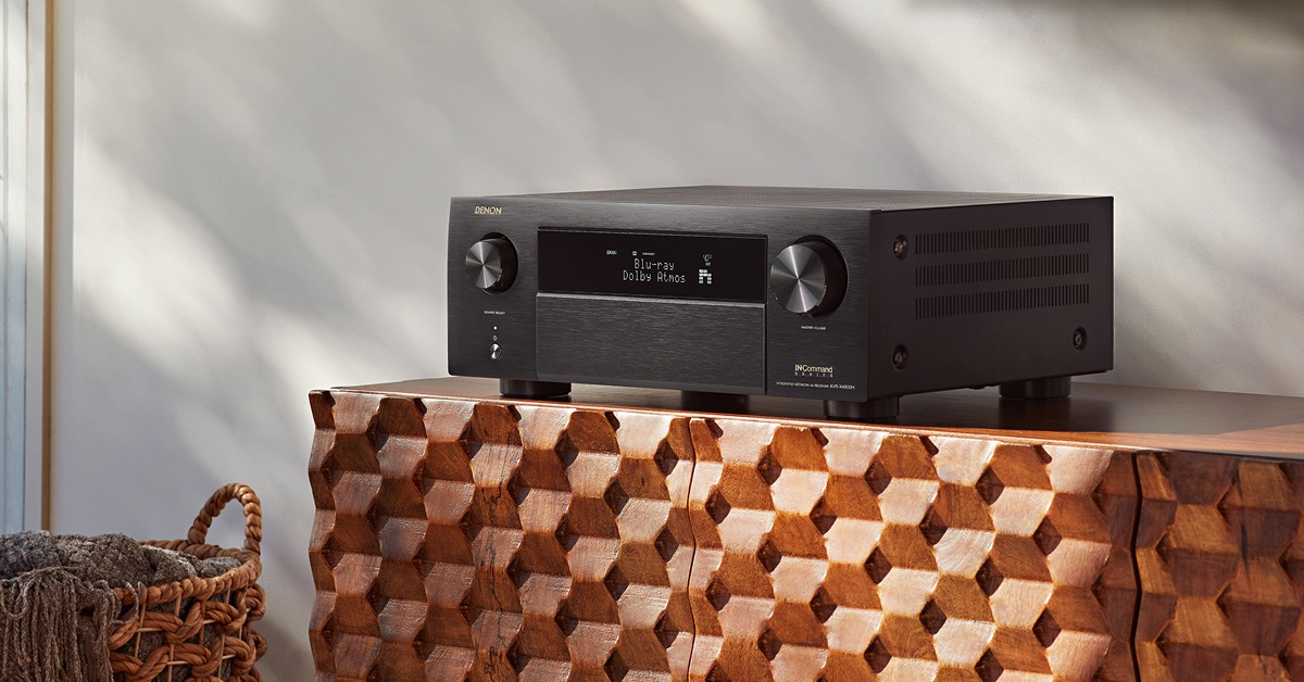 Products's tweet photo. Ready to take your home theater up a notch? Denon AV Receivers deliver dynamic multichannel audio for immersive 3D sound.