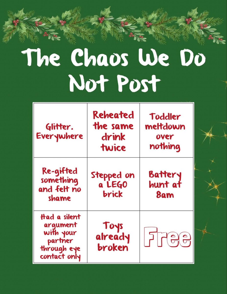 mgordonwalker's tweet photo. Anyone identify…? #Christmas is magical… and absolutely chaotic. If you’ve ticked even one of these, you’re in good company.
Our @MothersUncoverd groups exist for moments just like this. The tears, the laughs,
the overwhelm and everything in between. https://t.co/3ZzFu2YHQJ
