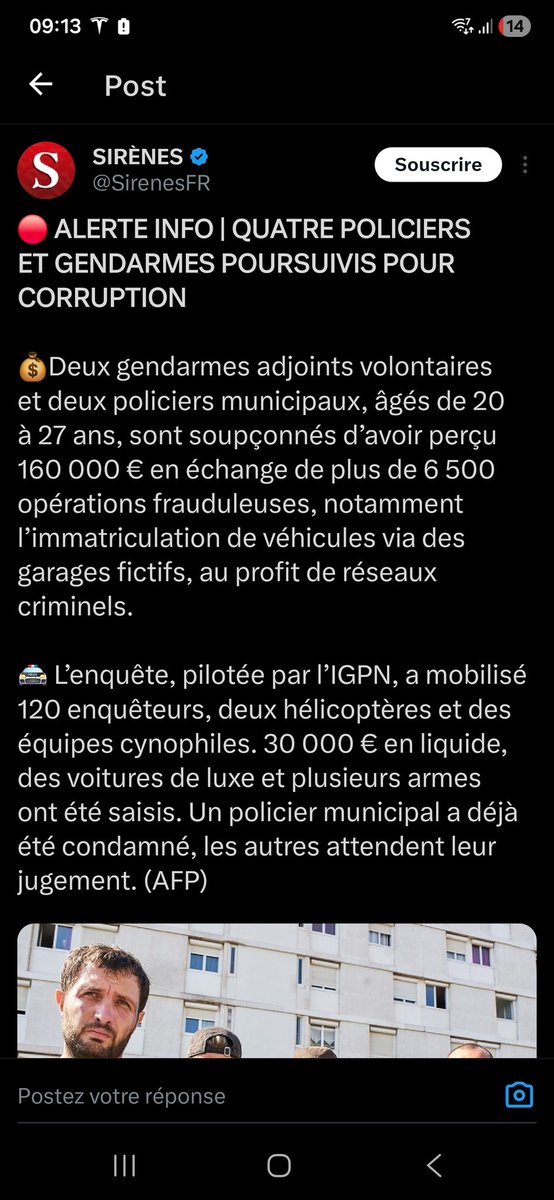 DockerMars13's tweet photo. @Gendarmerie @Interieur_Gouv @PorteparoleGN Beh alors aucun commentaire ? Mdrrrr https://t.co/1Ju1H1HJ8k