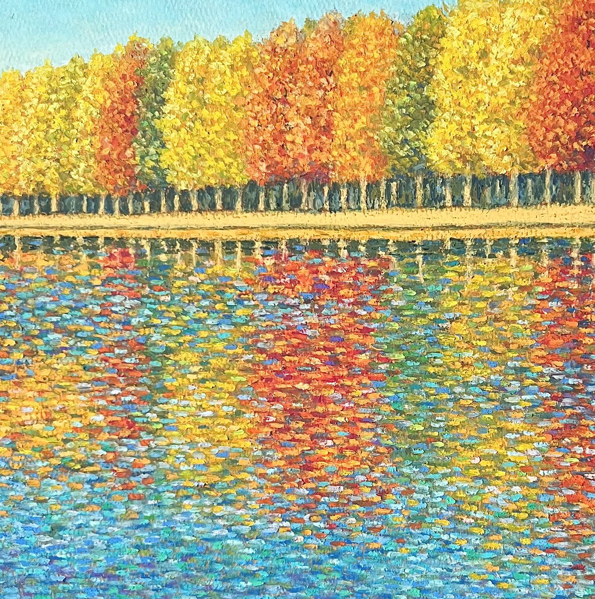 伸びた伸びないは置いといて2025年自身が思う力作 点描頑張りました