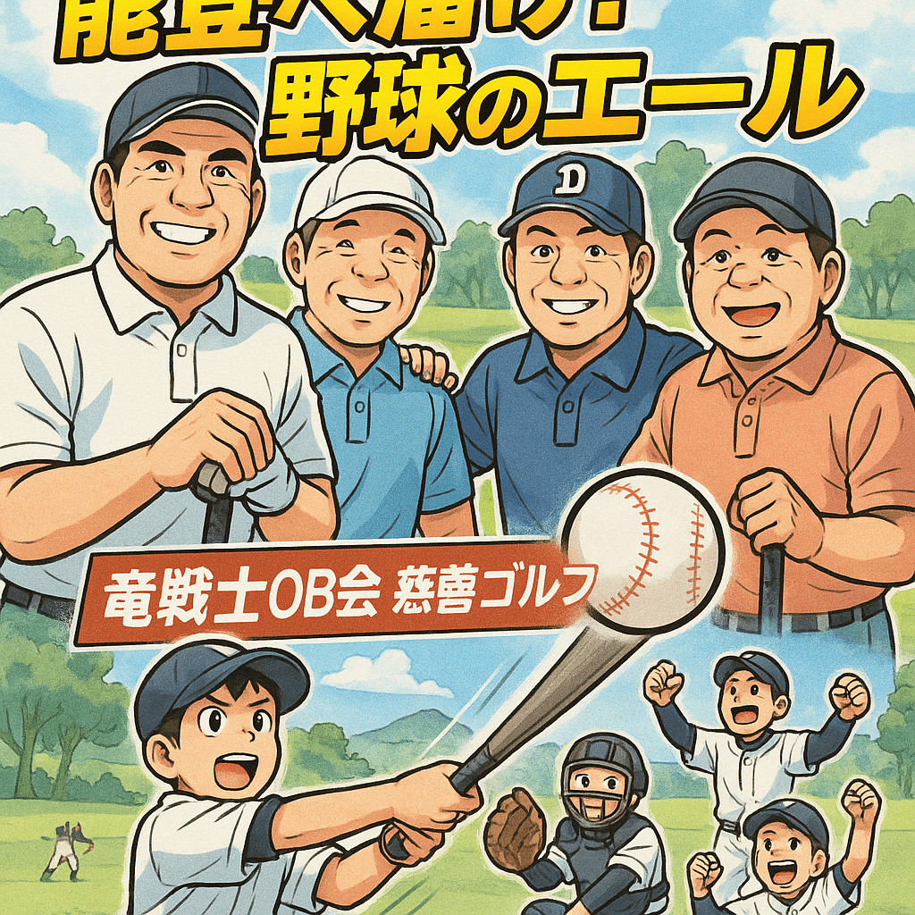bbaseball2018's tweet photo. 能登の少年野球支援　竜戦士ＯＢ会など 愛知で慈善ゴルフ https://t.co/XO2KuHzHAT https://t.co/Jn7RKXeOmj