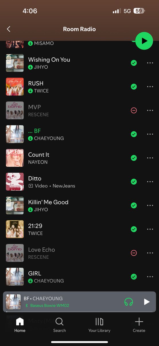 Who and why are you here? Just wanted to listen to mostly TWICE chill songs 🤨 I think radio is usually based on songs I like. I get NJ though I haven’t listened to them in a long time but this new(?) group idek them 🤨