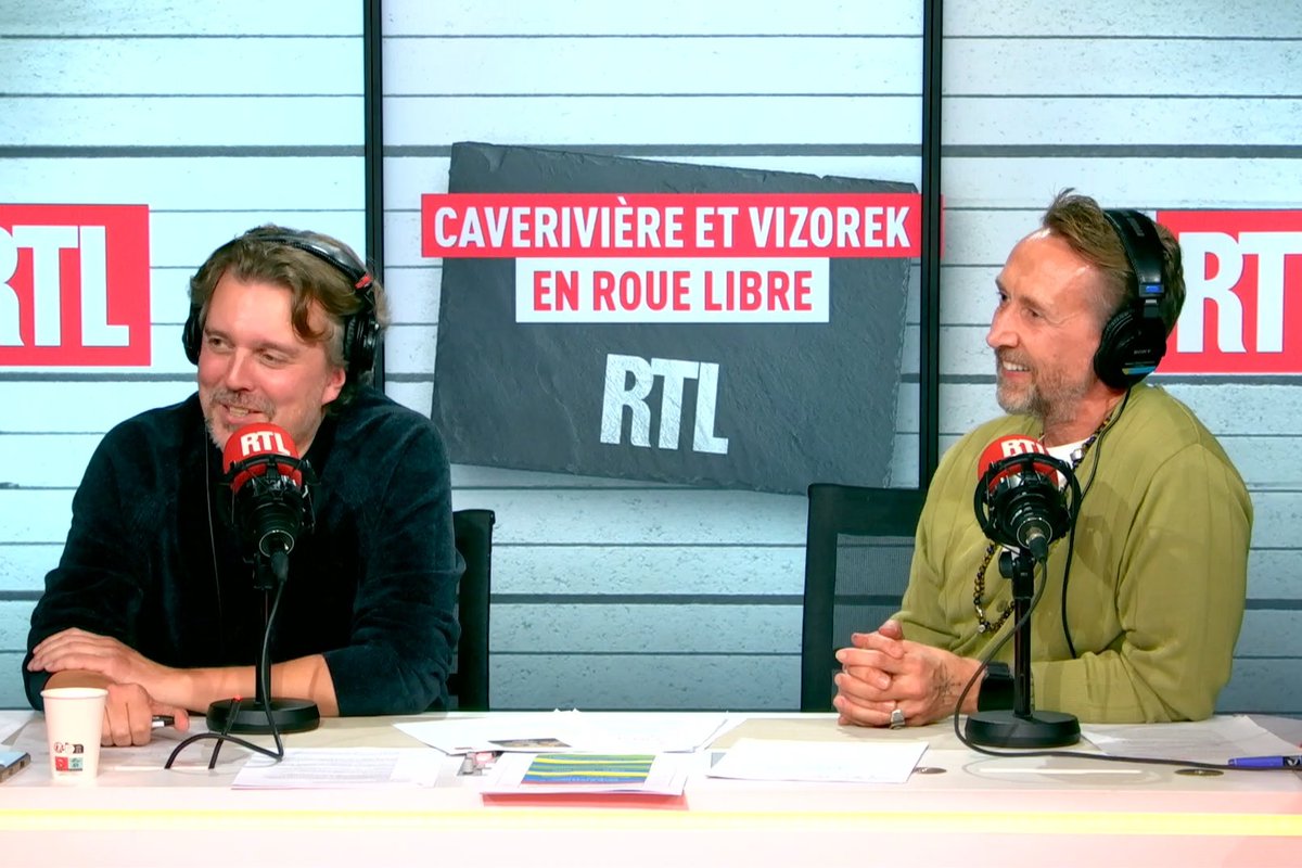 RTLFrance's tweet image. "Caverivière et Vizorek en roue libre" : invités mystères, messages d'auditeurs, chroniques... Réécoutez l'émission spéciale sur RTL s.rtl.fr/GpWpU