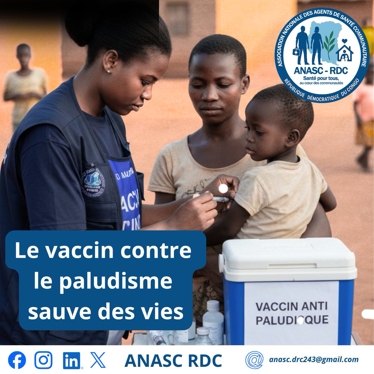 💉 Le vaccin protège efficacement les enfants contre les formes graves du paludisme et réduit les risques de décès.

Pour une protection optimale : 

✅ Moustiquaire imprégnée
✅ Chimioprévention
✅ Pulvérisation insecticide
✅ Assainissement du milieu
#VaccinAntiPaludique