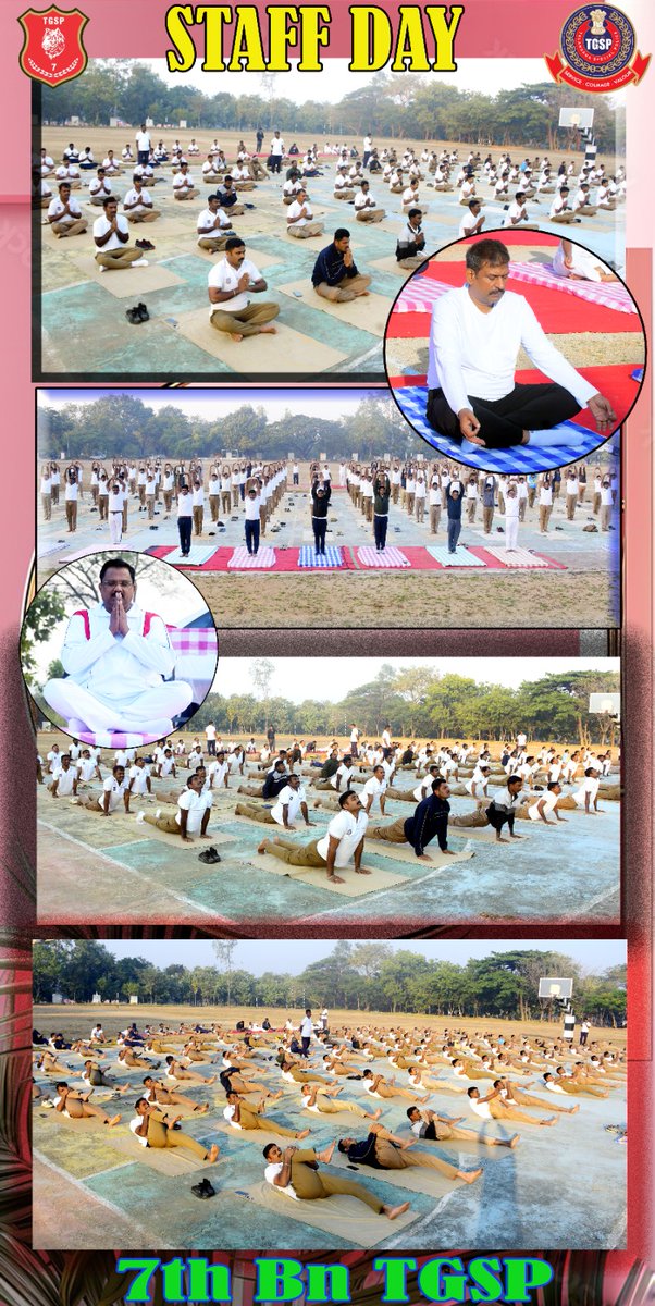 7thBnTGSP's tweet photo. Jai hind sir,

Today we conducted PT &amp; Yoga  in Bn hqrs,  all available men and officers attended for the programme.

Regards 
RSI -A, 
7th Bn TGSP https://t.co/OPNLVWa6Za