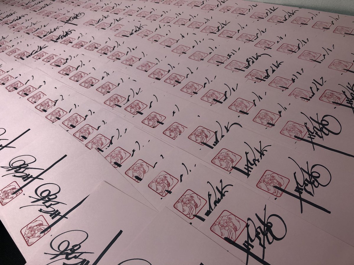 鬼纏　サイン 復刊ドットコム「仮面ライダー」下巻にサインを入れました！本では無く