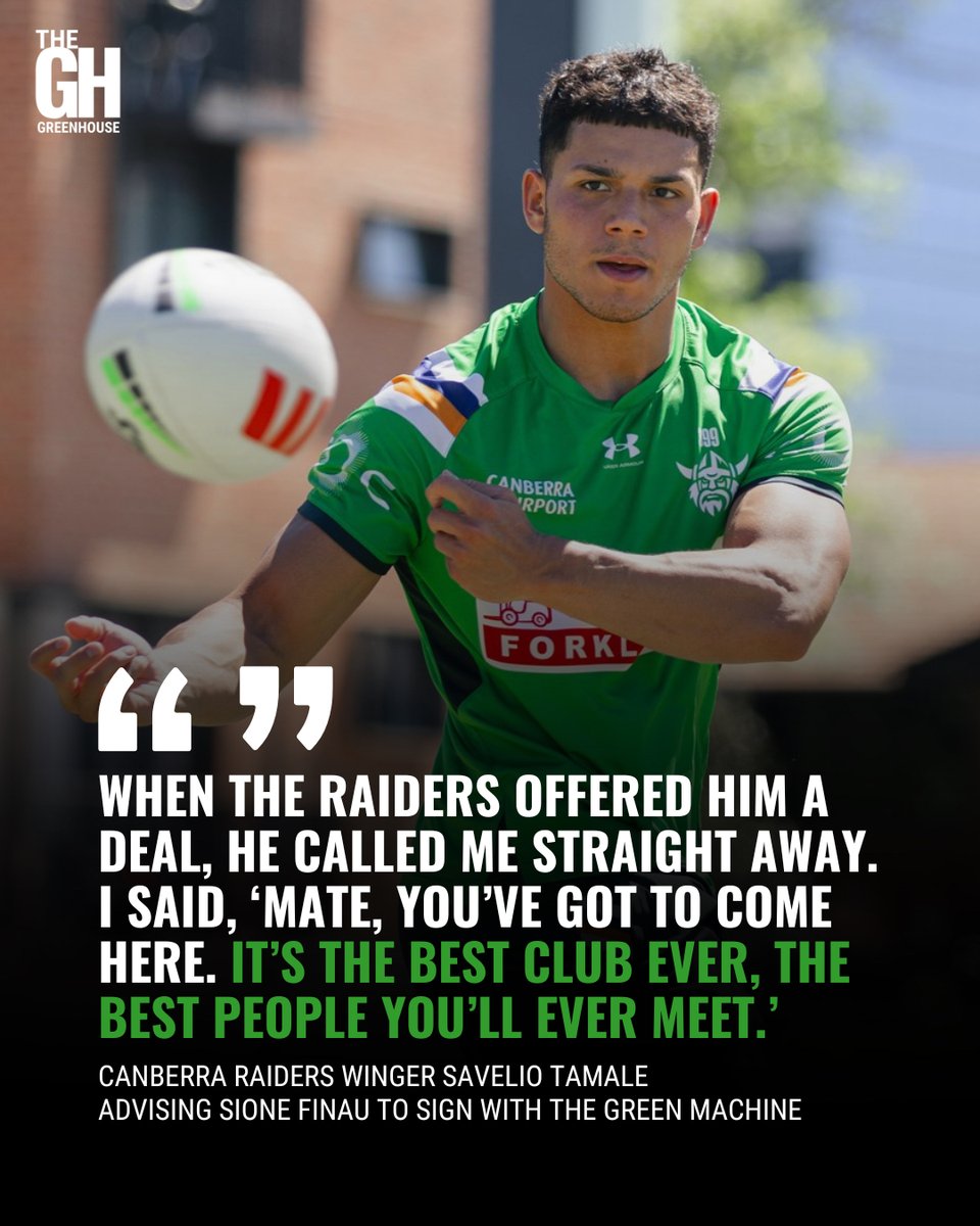 TheGHRaiders's tweet image. Canberra Raiders winger Savelio Tamale primed for an even bigger season in 2026. 🏉🗞️📺 Read our story and check the video: ow.ly/ggCi50XK7Rj

#NRL #WeAreRaiders #CanberraRaiders