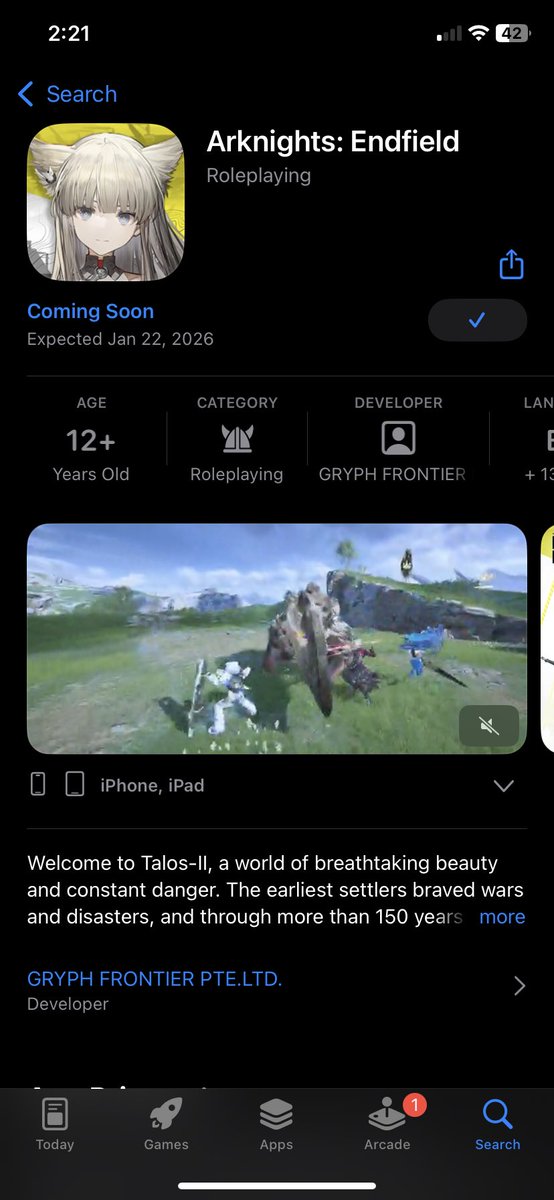 LarryCl19859344's tweet image. I really can’t wait for 2026 and the end of January I’m going to be one busy bee because I have 5 great games to play and they are afk journey and Arknights: Endfield and The Seven Deadly Sins: Origin and my other two games is wwe 2k on mobile and Ananta