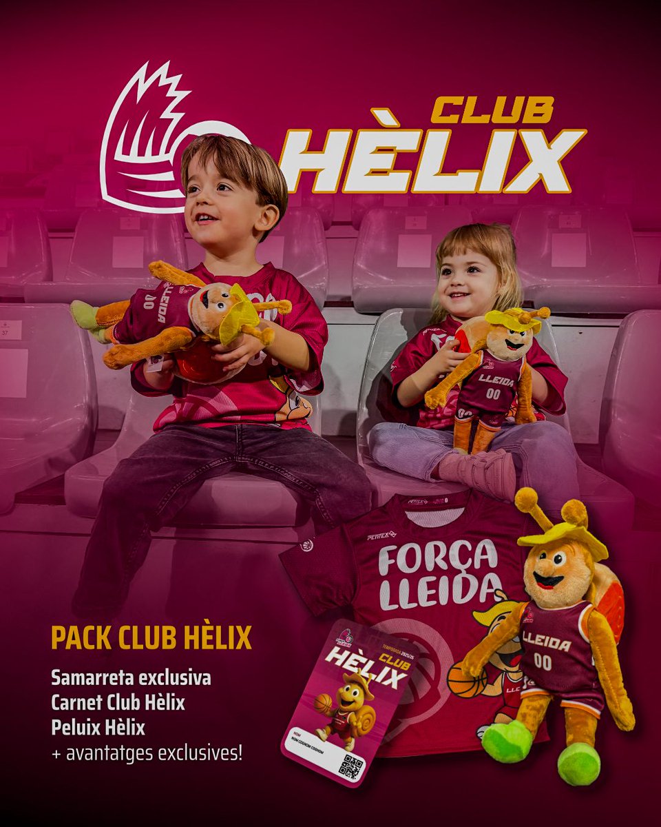 flleida's tweet photo. Del @flleida des de ben petites i petits 🥰
🎫 Vivint el bàsquet amb el CLUB HÈLIX.

#ElBarrisShaDeViure #HioposLleida #Lleida #LigaEndesa https://t.co/UE2j9uEODH
